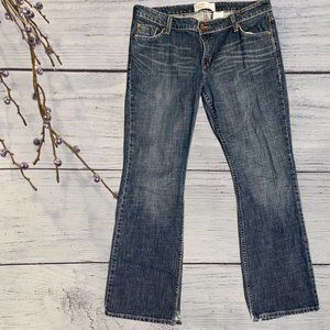 Levi Strauss Signature Low Slim Boot cut Medium Wash Mid rise Jeans Size…